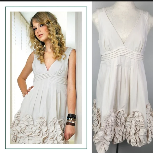 ASO Taylor Swift Formal Babydoll Dress Size 10 - Picture 1 of 13